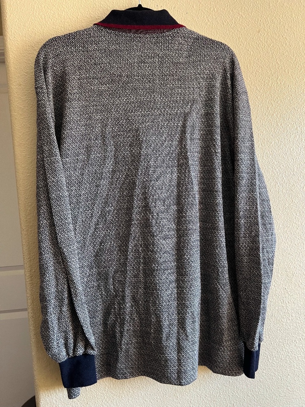 Visconti Made in Italy Wool Sweater preppy old money size large - Picture 3 of 4
